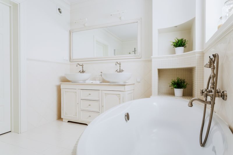 Large Bathtub Installation